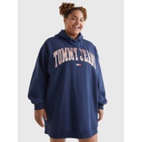 TOMMY JEANS Curve Collegiate Logo Hoodie Dress