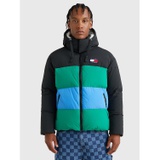 TOMMY JEANS Removable Hood Colorblock Puffer Jacket