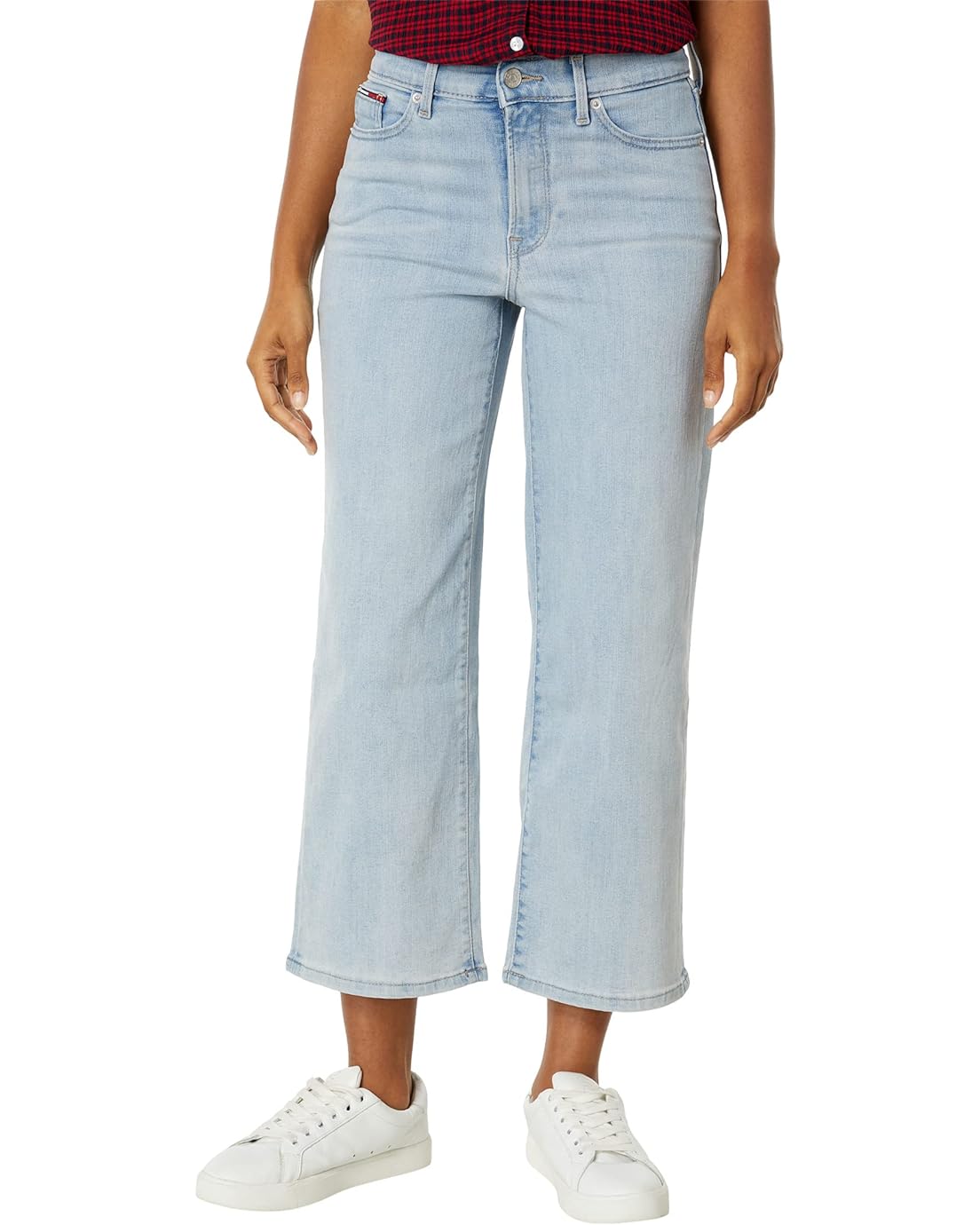 Tommy Jeans High-Rise Wide Leg Crop Jeans