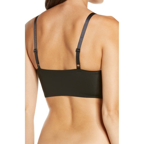  True & Co. True & Co True Body with Lace Trim Full Cup Lift Bralette_BLACK