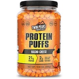 TWIN PEAKS INGREDIENTS Twin Peaks Low Carb, Keto Friendly Protein Puffs, Nacho Cheese (300g, 21g Protein, 2g Carbs)