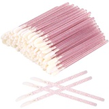 Tbestmax 200 Disposable Lip Brushes, Lipstick Applicator, Lip Gloss Wands Makeup Beauty Tool Purple