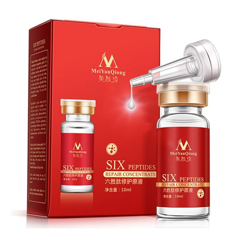  TeenTop Face Serum Six Peptides Repair Concentrate Rejuvenation Anti-aging Essence Anti Wrinkle, Eye Bags, Crows Feet, Nasolabial Folds, Glycerol, Snail, Botulinum Toxin Composition, Smoot
