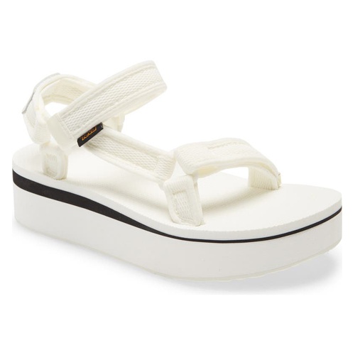 테바 Teva Flatform Universal Sandal_BRIGHT WHITE FABRIC