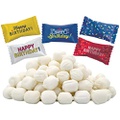The Dreidel Company Happy Birthday Buttermints, Mint Candies, After Dinner Mints, Butter Mint Candy, Fat-Free, Kosher Certified, Individually Wrapped (55 Pieces)