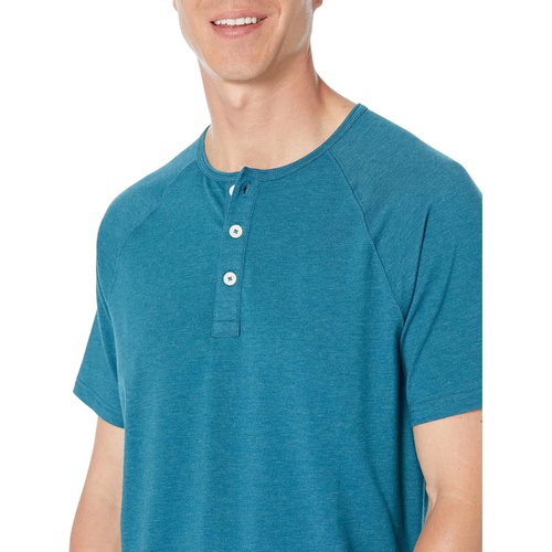  The Normal Brand Short Sleeve Active Puremeso Henley