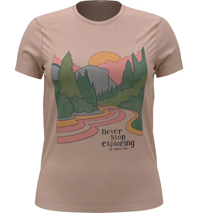 The North Face Adventure Graphic Tee_EVENING SAND PINK