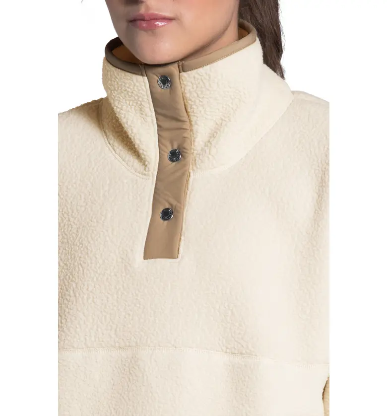 노스페이스 The North Face Cragmont Fleece Pullover Jacket_BLEACHED SAND/KHAKI
