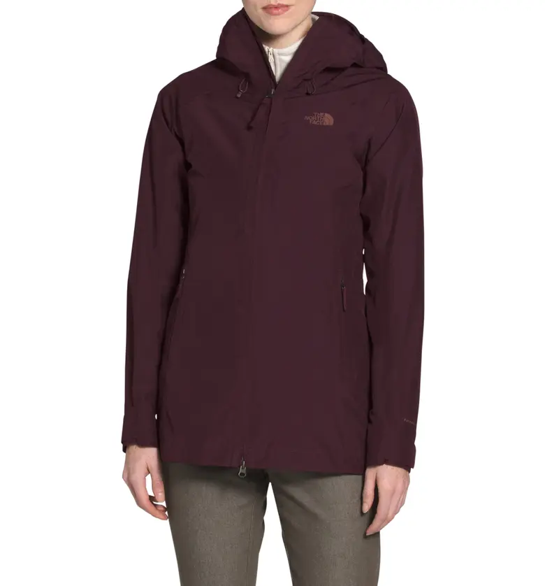 The North Face Dryzzle Futurelight Packable Waterproof Hooded Jacket_ROOT BROWN