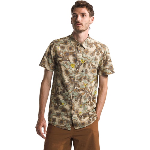 노스페이스 Mens The North Face Short Sleeve Baytrail Pattern Shirt