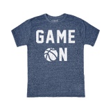 The Original Retro Brand Kids Vintage Tri-Blend Game On Basketball Tee (Big Kids)