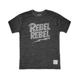 The Original Retro Brand Kids Tri-Blend Rebel Rebel Bowie Crew Neck Tee (Big Kids)