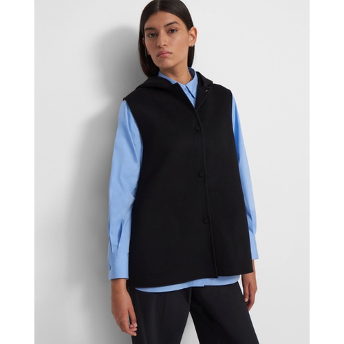 띠어리 Theory Clairene Vest in Double-Face Wool-Cashmere