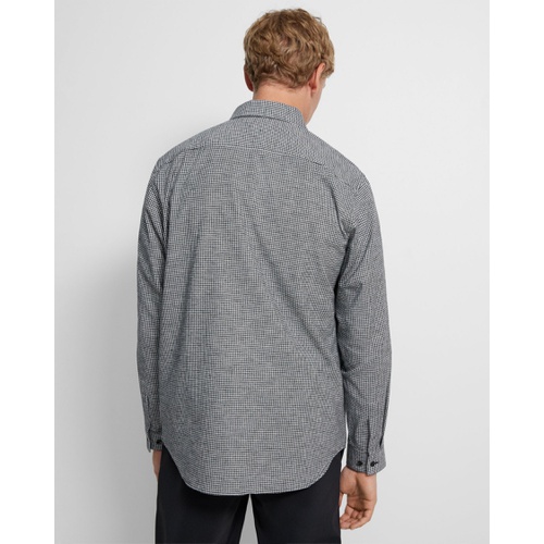 띠어리 Theory Standard-Fit Shirt in Overdyed Gingham Cotton