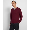 Theory V-Neck Sweater in Regal Wool