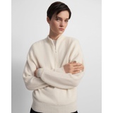 Theory Half-Zip Sweater in Cashmere