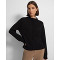 Theory Drawstring Turtleneck Sweater in Cashmere