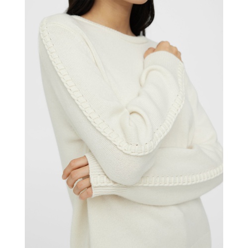 띠어리 Theory Blanket Stitch Sweater in Cashmere