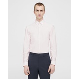 Theory Sylvain Shirt in Striped Cotton Blend