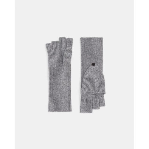 띠어리 Fold-Back Gloves in Cashmere