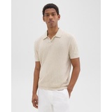 Cable Knit Polo in Cotton