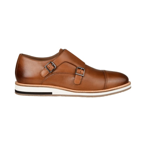  Thomas & Vine Thatcher Cap Toe Monk Strap Dress Shoe