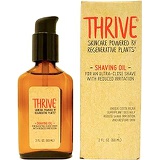 Thrive Natural Care THRIVE Natural Shave Oil for Men, 2 Ounces (60mL)  Replaces Pre-Shave Oils, Shaving Creams, Gels, and Foams  Shaving Oil Made in USA with Organic & Unique Premium Natural Ingredi