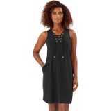 Tommy Bahama Color-Block Lace-Up Spa Dress
