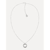TOMMY HILFIGER Stainless Steel Disk Medallion Necklace