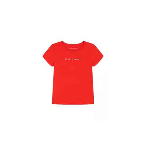 타미힐피거 Girls 7-16 Classic Embroidered Logo T-Shirt