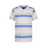 Boys 8-20 Short Sleeve Wordmark Polo Shirt