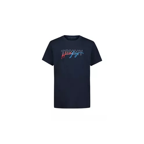 타미힐피거 Boys 4-7 Signature Tangle Short Sleeve Graphic T-Shirt