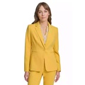 Womens Solid Slim Fit Suit Separate Blazer