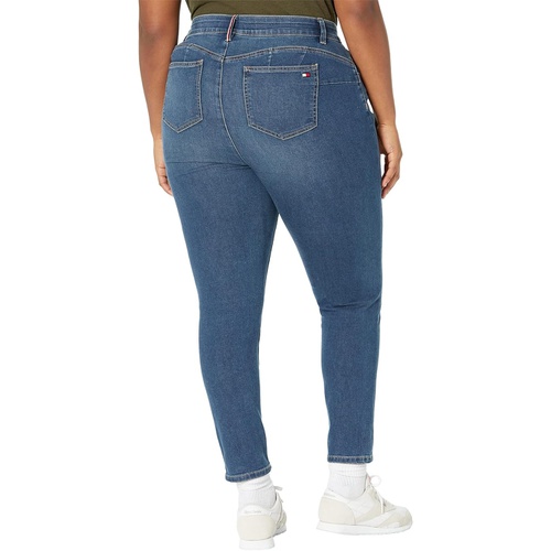 타미힐피거 Tommy Hilfiger Plus Size Waverly Skinny Jeans in Light House Wash