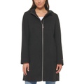 Womens Belted Hooded Coat