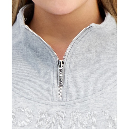 타미힐피거 Plus Size Logo Quarter-Zip Sweatshirt