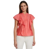 Womens Ruffled Blouse