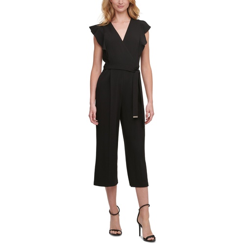 타미힐피거 Flutter-Sleeve Cropped Jumpsuit