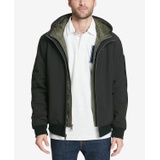 Soft-Shell Hooded Bomber Jacket with Bib