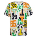 Toddler Boys Varsity Letters Printed Cotton T-Shirt