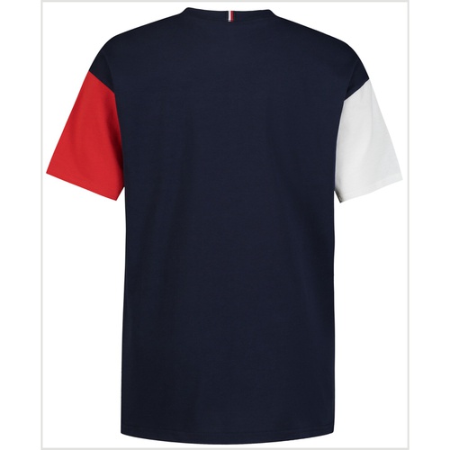타미힐피거 Big Boys Crest Colorblocked Embroidered Logo Graphic T-Shirt