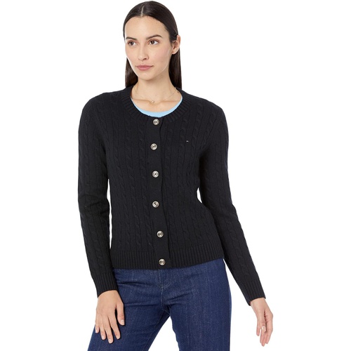  Tommy Hilfiger Adaptive Wool Cable Cardigan