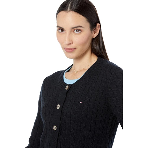  Tommy Hilfiger Adaptive Wool Cable Cardigan