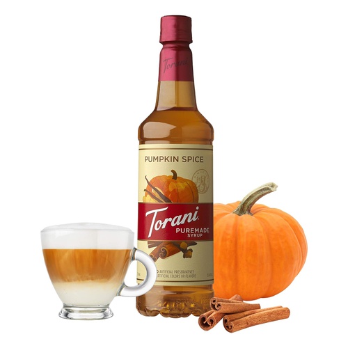  Torani Puremade Pumpkin Spice Syrup, 750 mL