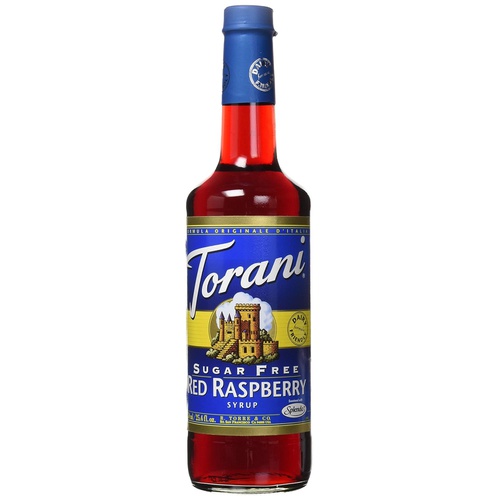  Torani Sugar Free Raspberry Syrup (750 mL /25.4 oz)