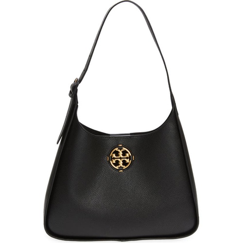 토리버치 Tory Burch Miller Leather Hobo Bag_BLACK