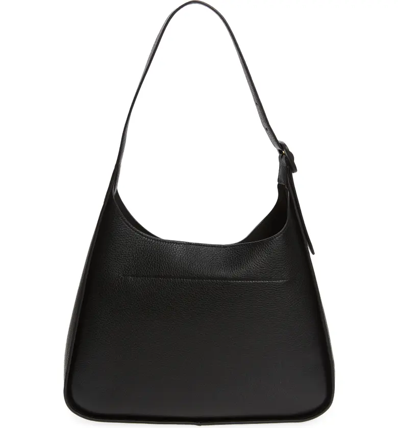 토리버치 Tory Burch Miller Leather Hobo Bag_BLACK