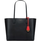 Tory Burch Perry Leather Tote_BLACK