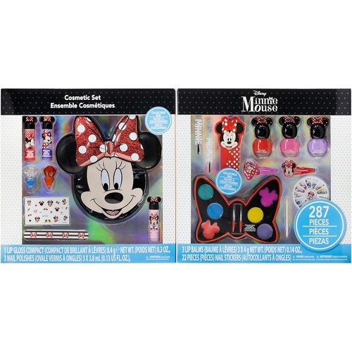  Townley Girl Disney Minnie Mouse Mega Cosmetic Set, 17 CT