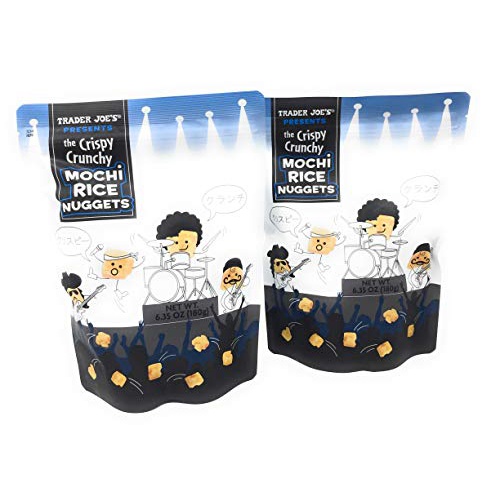 Trader Js Trader Joes Crispy Crunchy Mochi Rice Nuggets - NET WT 6.35OZ - 2 PACK